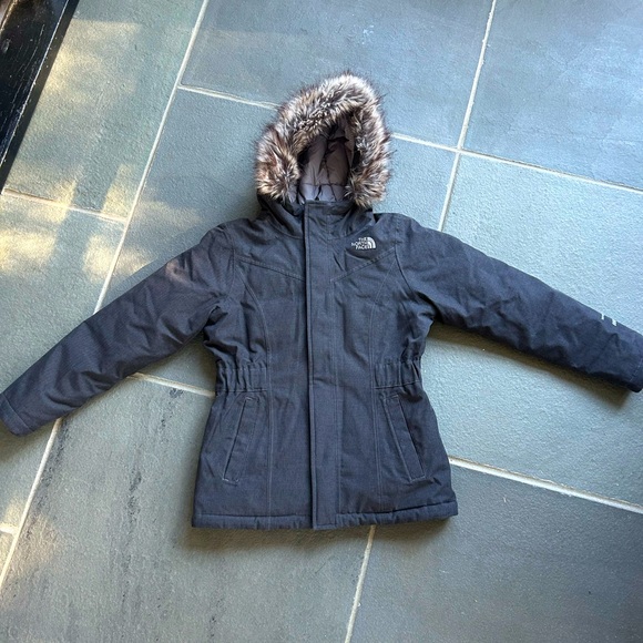 Hooded Jacket Girls Size 12 Winter Jacket Girls Northface Insulated
